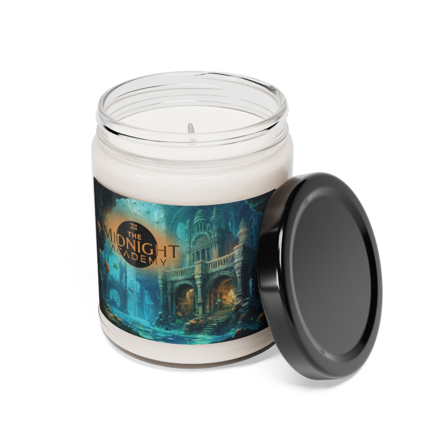 Atlantis Whisper - Aquatic Floral Scented Soy Candle, 9oz